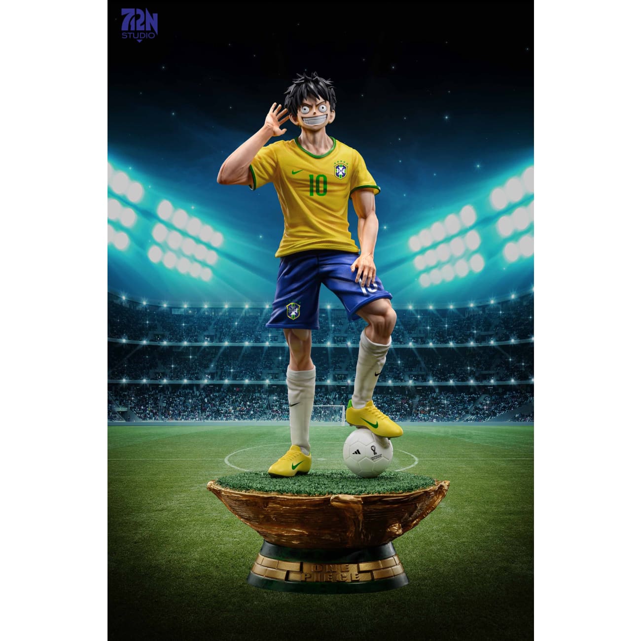712N Studio - Portgas D. Ace Cosplay Kylian Mbappe/ Monkey D. Luffy Cosplay Neymar