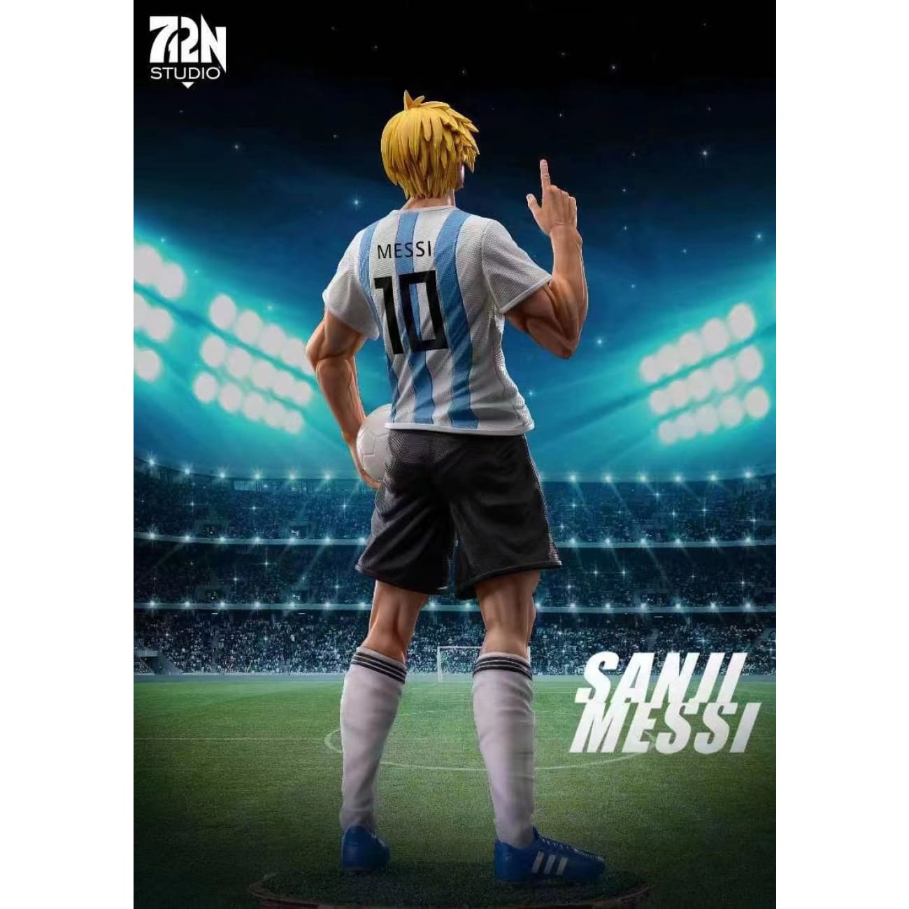 712N Studio - Vinsmoke Sanji Cosplay Lionel Messi
