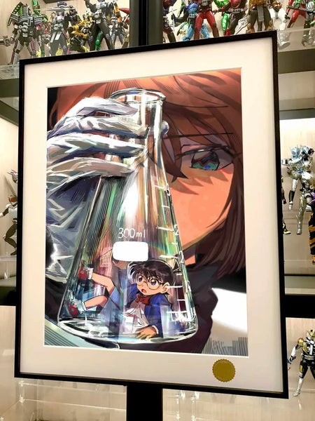 Xing Kong Studio - Laboratory Ai Haibara & Conan Edogawa Poster Frame