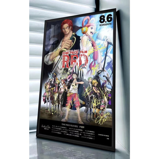 8.6 Roadshow - One Piece Film Red Poster Frame 