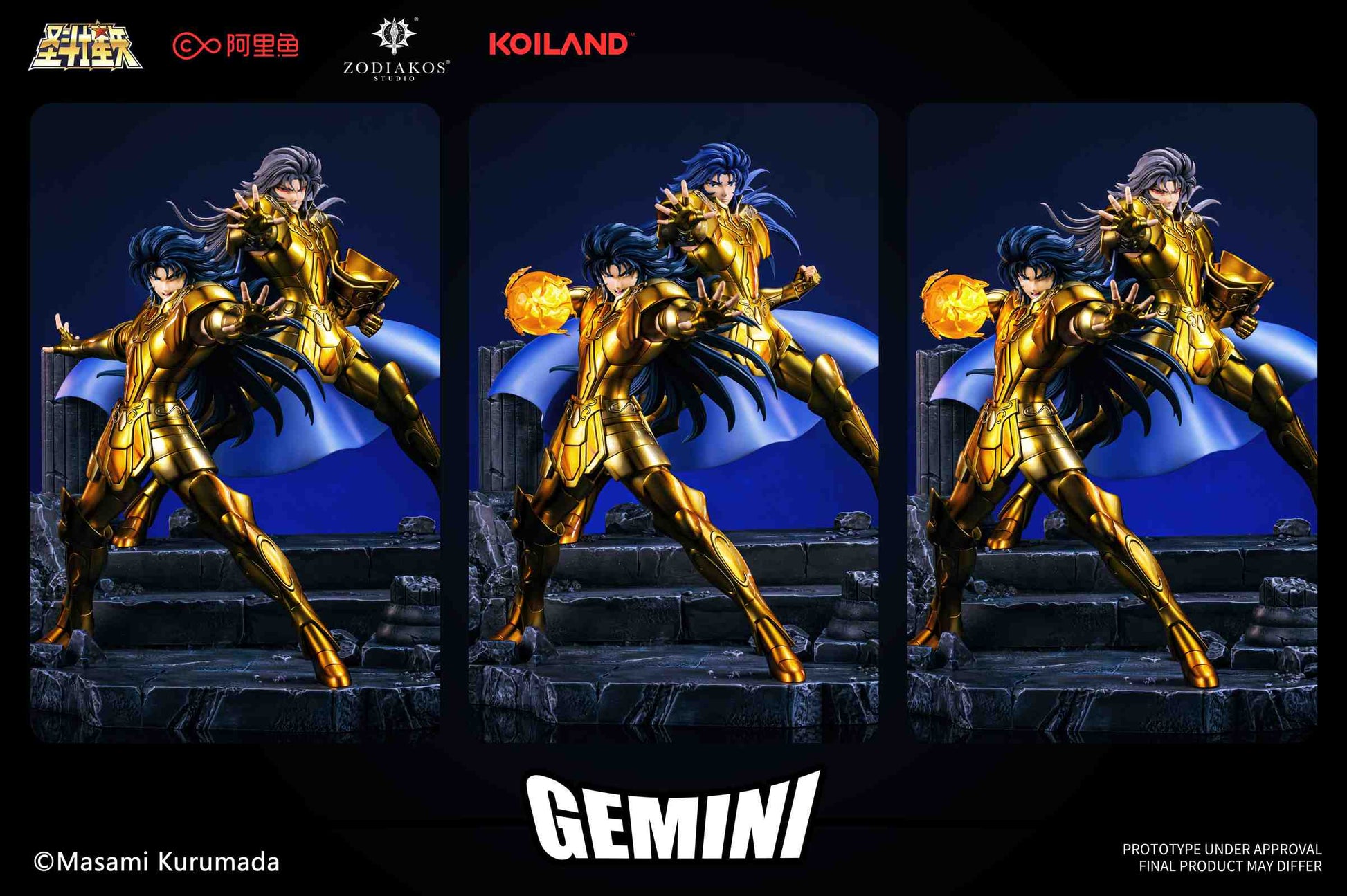 Zodiakos Studio x Masami Kurumada - Gemini Saga / Gemini Kanon [Licensed]