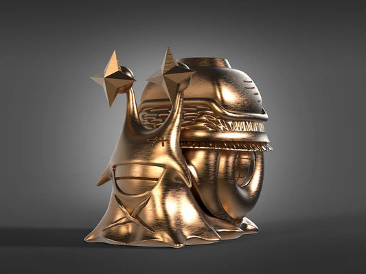 LX Studio - Golden Den Den Mushi Four Emperors Monkey D. Luffy [2 Variants]