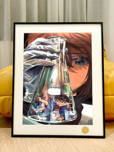 Xing Kong Studio - Laboratory Ai Haibara & Conan Edogawa Poster Frame