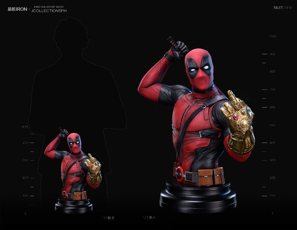 Pin Jiang Iron Studio - Deadpool Bust [MQ060][2 Variants]