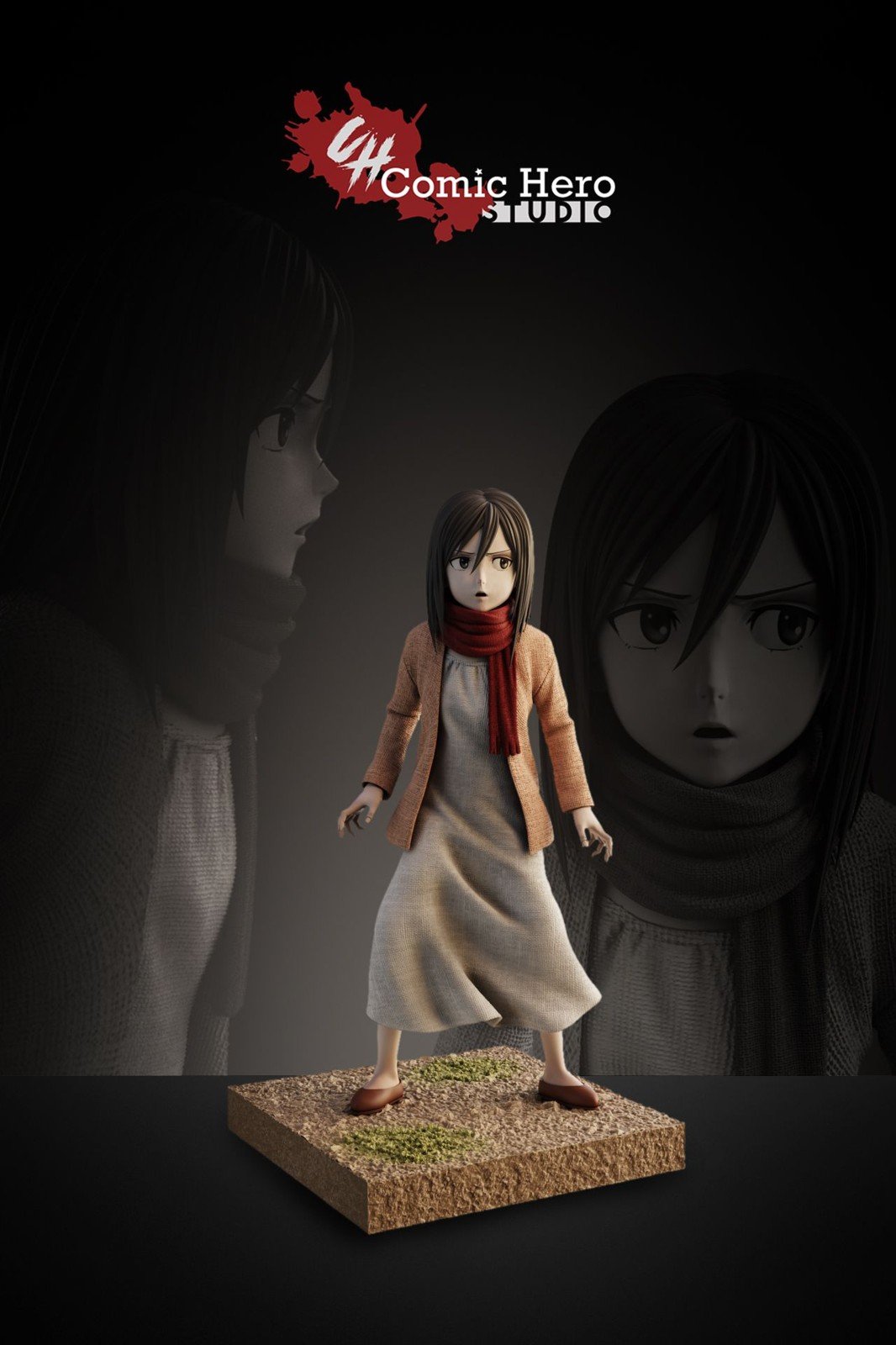 Comic Hero Studio - Childhood Mikasa Ackerman