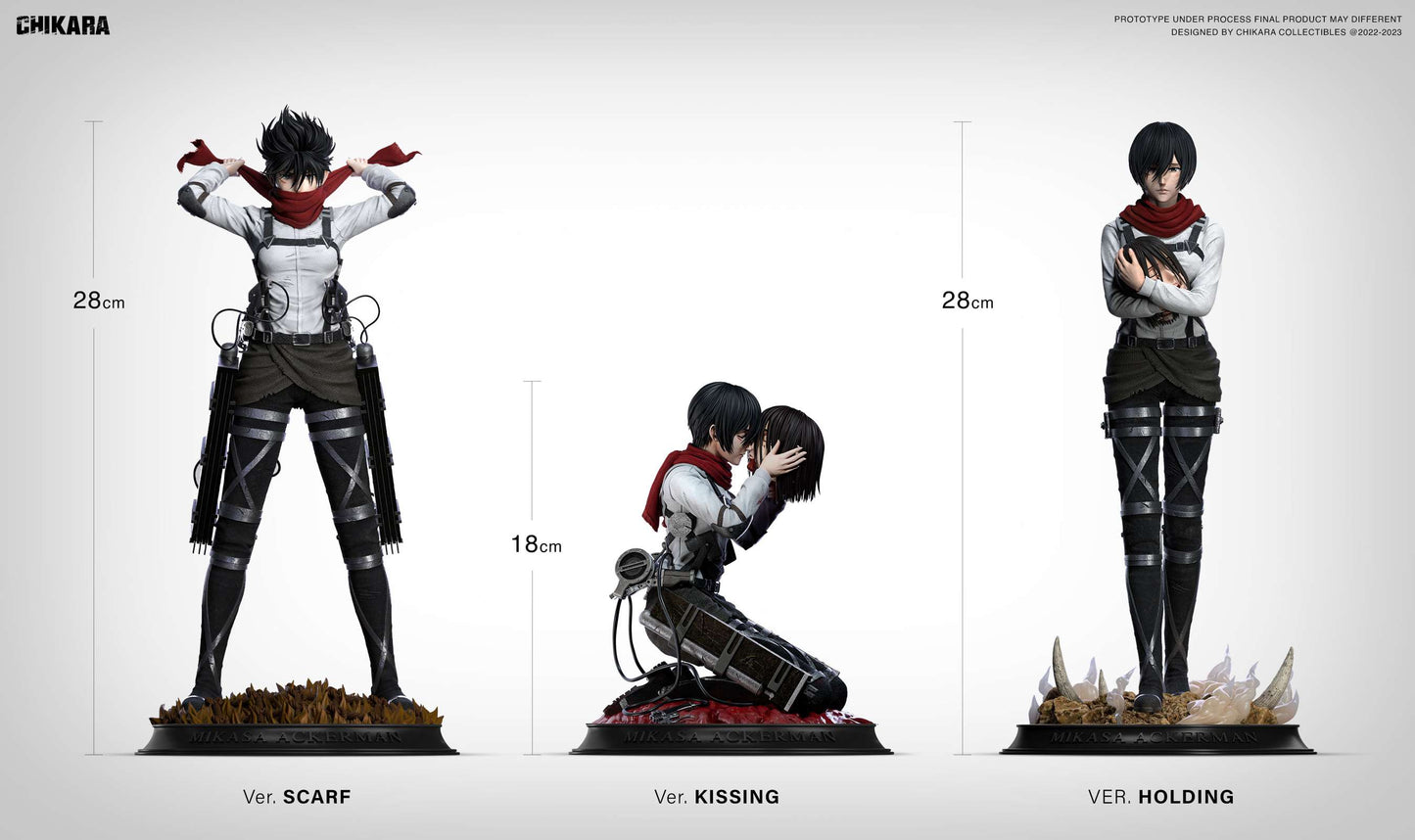 Chikara Studio - Mikasa Ackerman Goodbye Eren Jaeger [4 Variants]