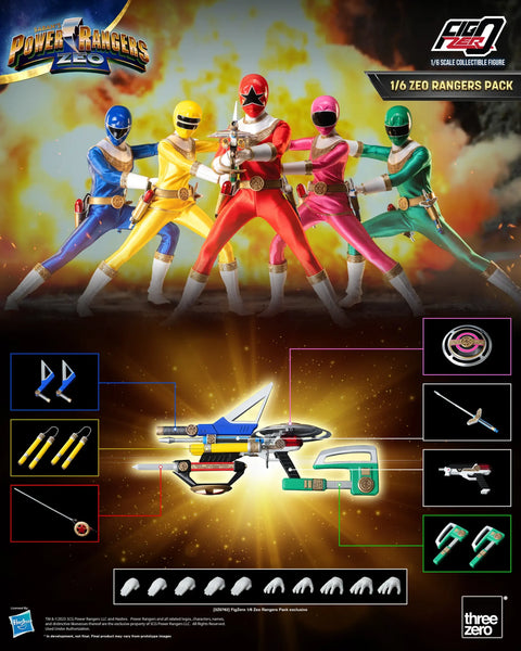 Threezero - Zeo Rangers Pack