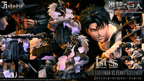 JR Studio - Levi Ackerman vs Kenny Ackerman [4 Variants]