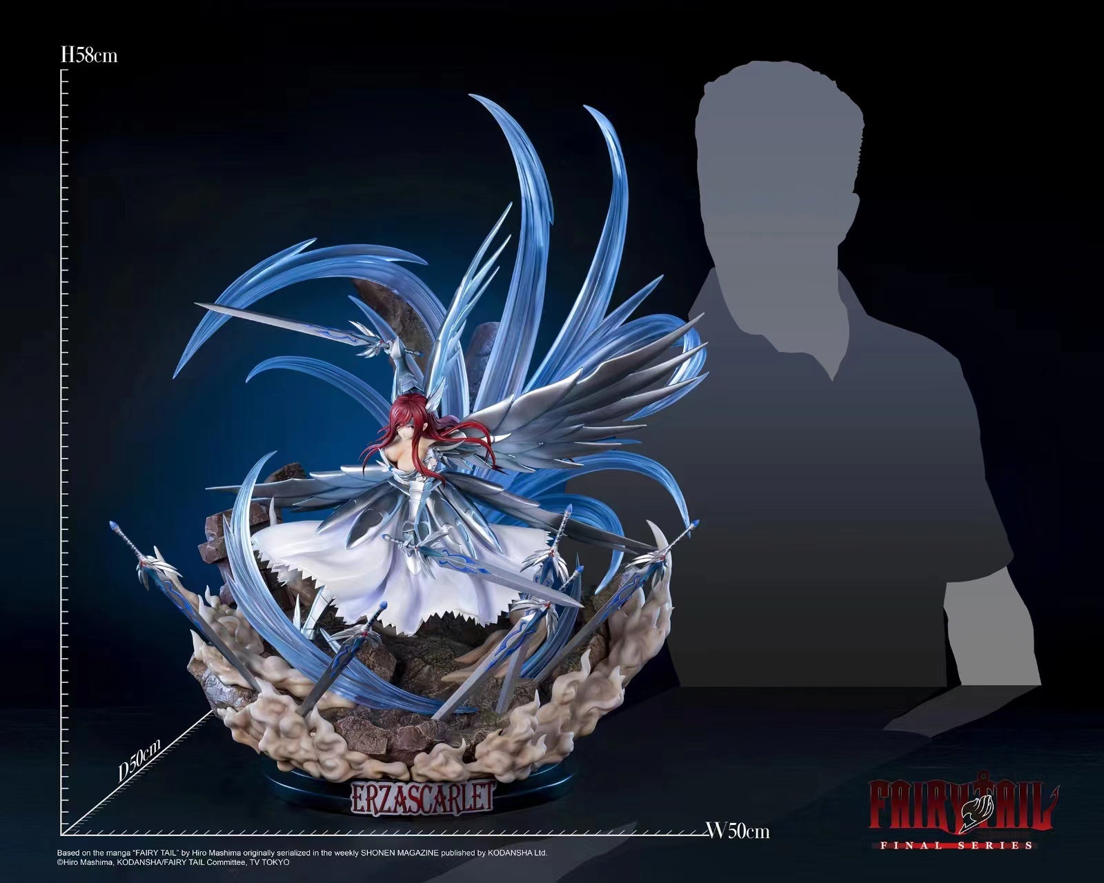 Kodansha x Gantaku - Erza Scarlet Heaven’s Wheel Armor Version [Licensed]