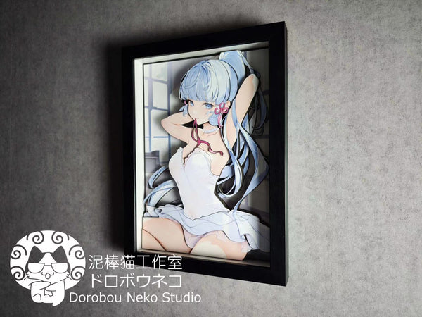 Dorobou Neko Studio - Kamisato Ayaka 3D Cast Off Poster Frame [DSRL-012]