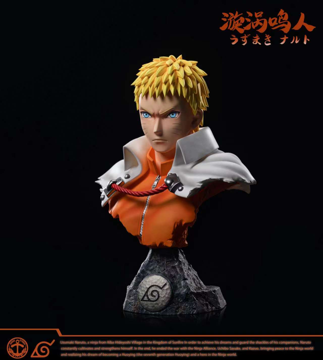 Surge Studio - Naruto Hokage Bust / Hinata Hyuga Bust 