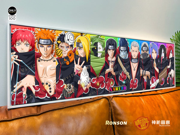 Mystical Art x Ronson - Naruto Akatsuki Poster Frame