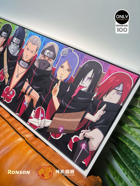 Mystical Art x Ronson - Naruto Akatsuki Poster Frame