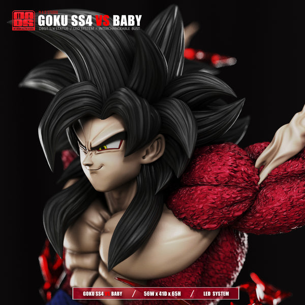 My Anime Dream Studio / MAD Studio - Super Saiyan 4 Son Goku VS Baby