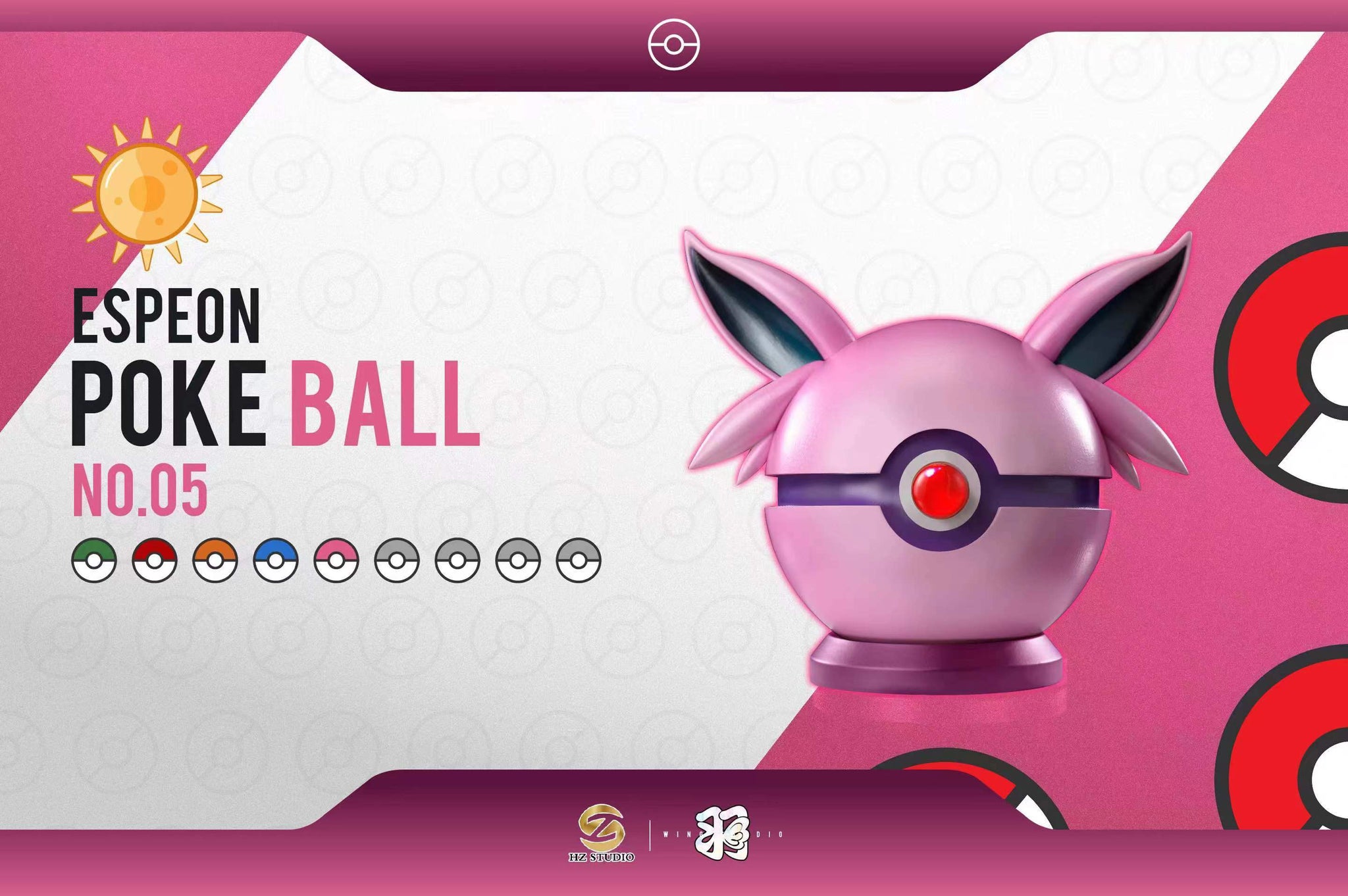 Wing Studio X HZ Studio - Espeon Poke Ball