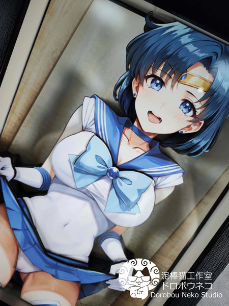 Dorobou Neko Studio - Mizuno Ami Sailor Mercury 3D Cast Off Poster Frame [DSMG-024]