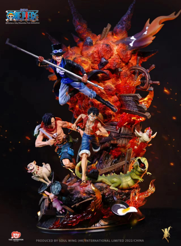 Soul Wing Studio - Portgas D Ace, Monkey D Luffy & Sabo [Licensed]