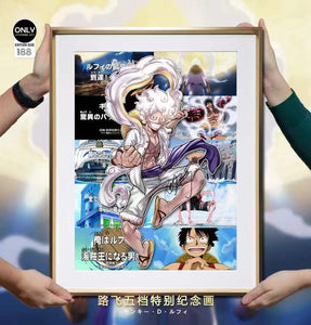 Mystical Art - Sun God Nika Luffy Gear 5 Poster Frame