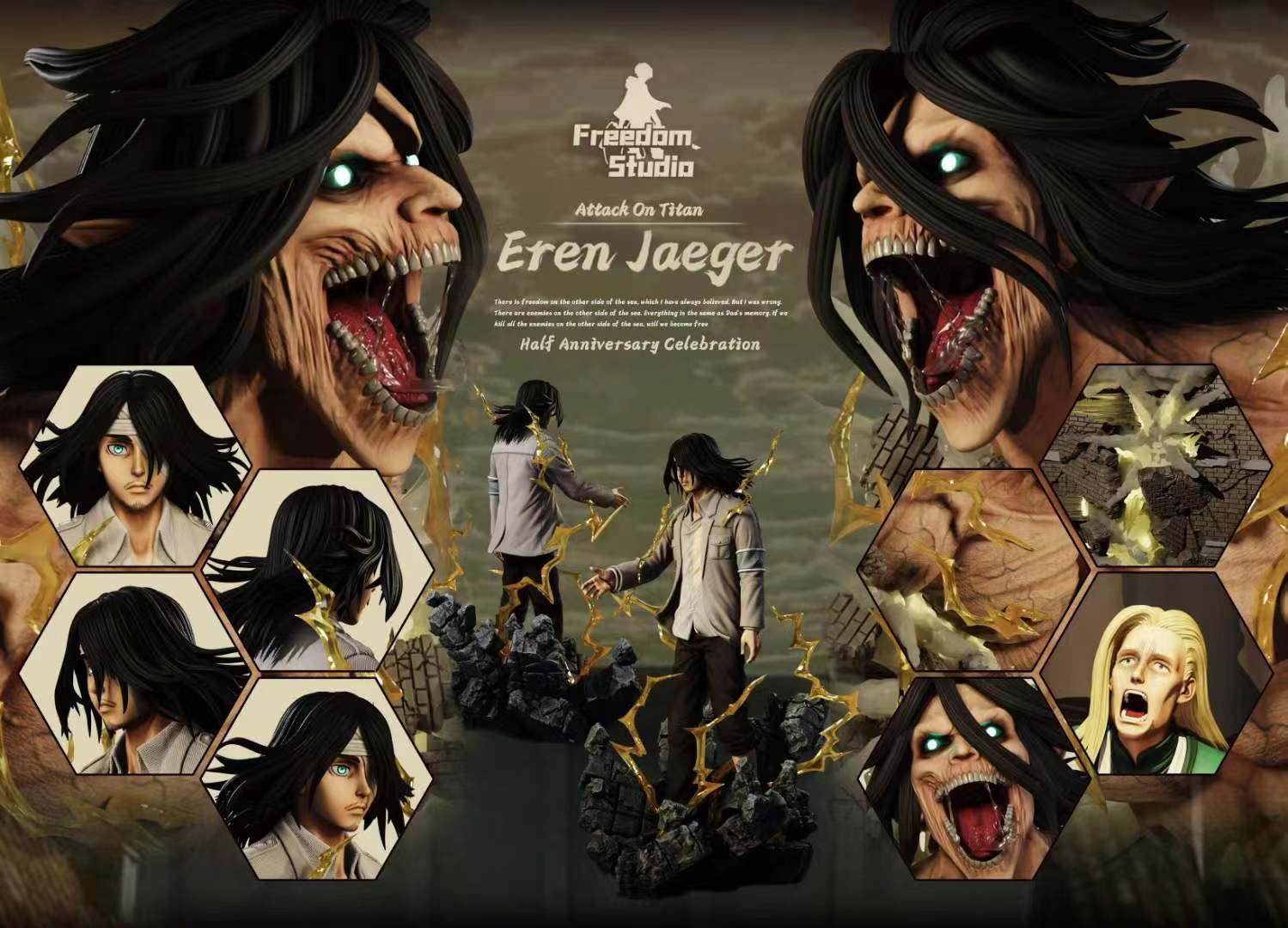 Freedom Studio - Eren Yeager, Declaration of War 