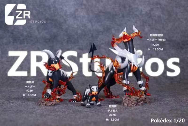 ZR Studio - Houndoom Evolution (Houndour, Houndoom & Mega Houndoom)[4 Variants]