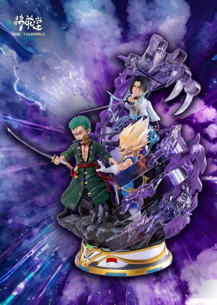 Cotton Studio/ Mian Hua Tang - Roronoa Zoro, Vegeta & Sasuke Uchiha