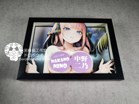 Dorobou Neko Studio - Nakano Nino 3D Cast Off Poster Frame [DSOS-002]