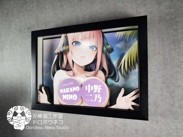 Dorobou Neko Studio - Nakano Nino 3D Cast Off Poster Frame [DSOS-002]