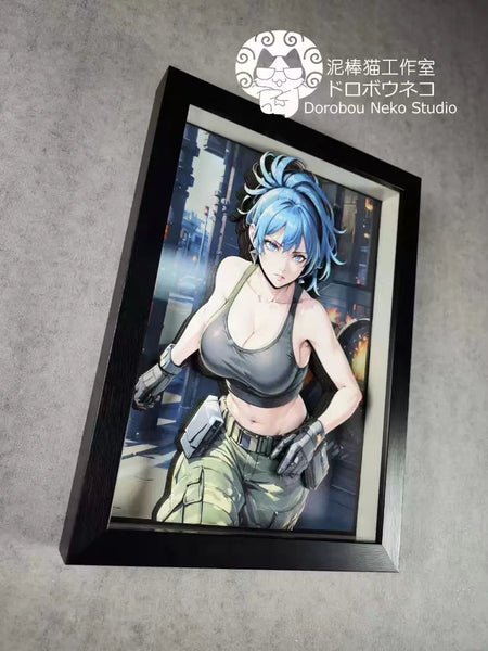 Dorobou Neko Studio - Leona Heidern 3D Cast Off Poster Frame [DSMG-033]