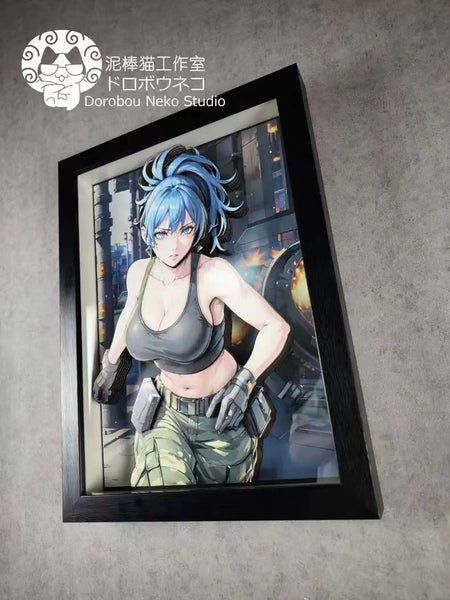Dorobou Neko Studio - Leona Heidern 3D Cast Off Poster Frame [DSMG-033]