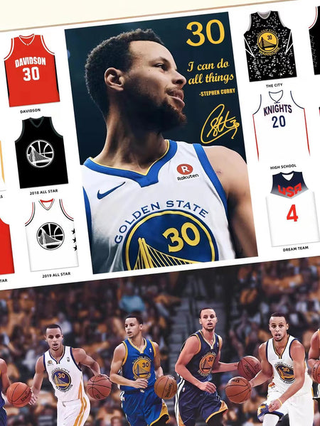 Xing Kong Studio - Stephen Curry Poster Frame