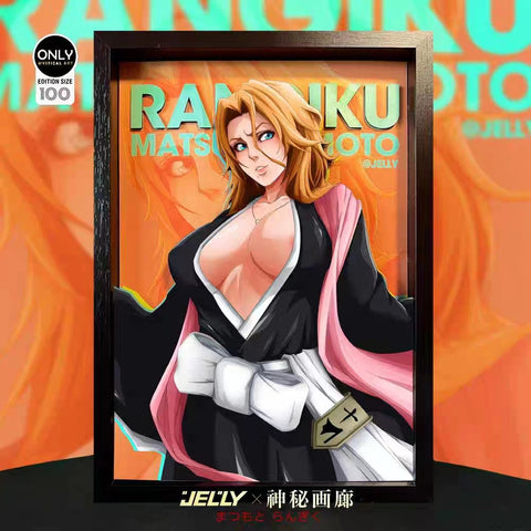 Mystical Art x Jelly - Rangiku Matsumoto 3D Cast Off Poster Frame