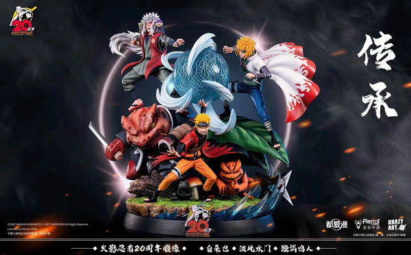 Dou Ai Man Studio x Krazy Art Studio - Inherited Naruto Uzumaki, Minato Namikaze & Jiraiya [Licensed] 