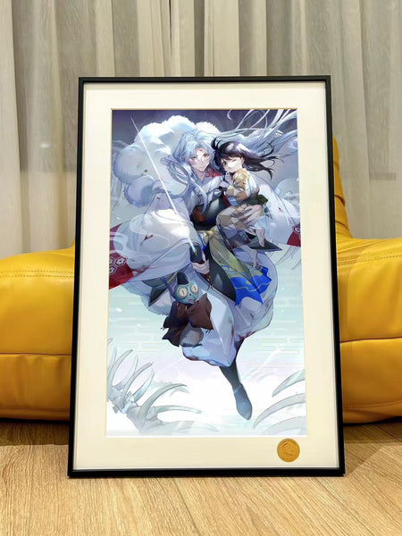 Xing Kong Studio - Sesshoumaru, Rin & Jaken Poster Frame