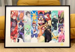 Xing Kong Studio - Pokemon World Coronation Series Poster Frame