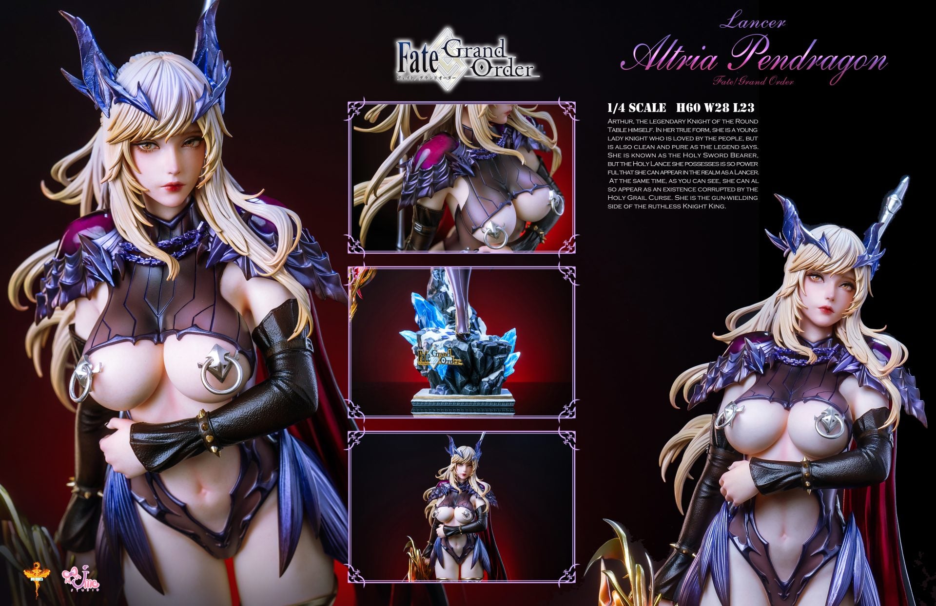 DT Studio x Ume Studio - Black Lancer Artoria Pendragon Alter [3 Variants]