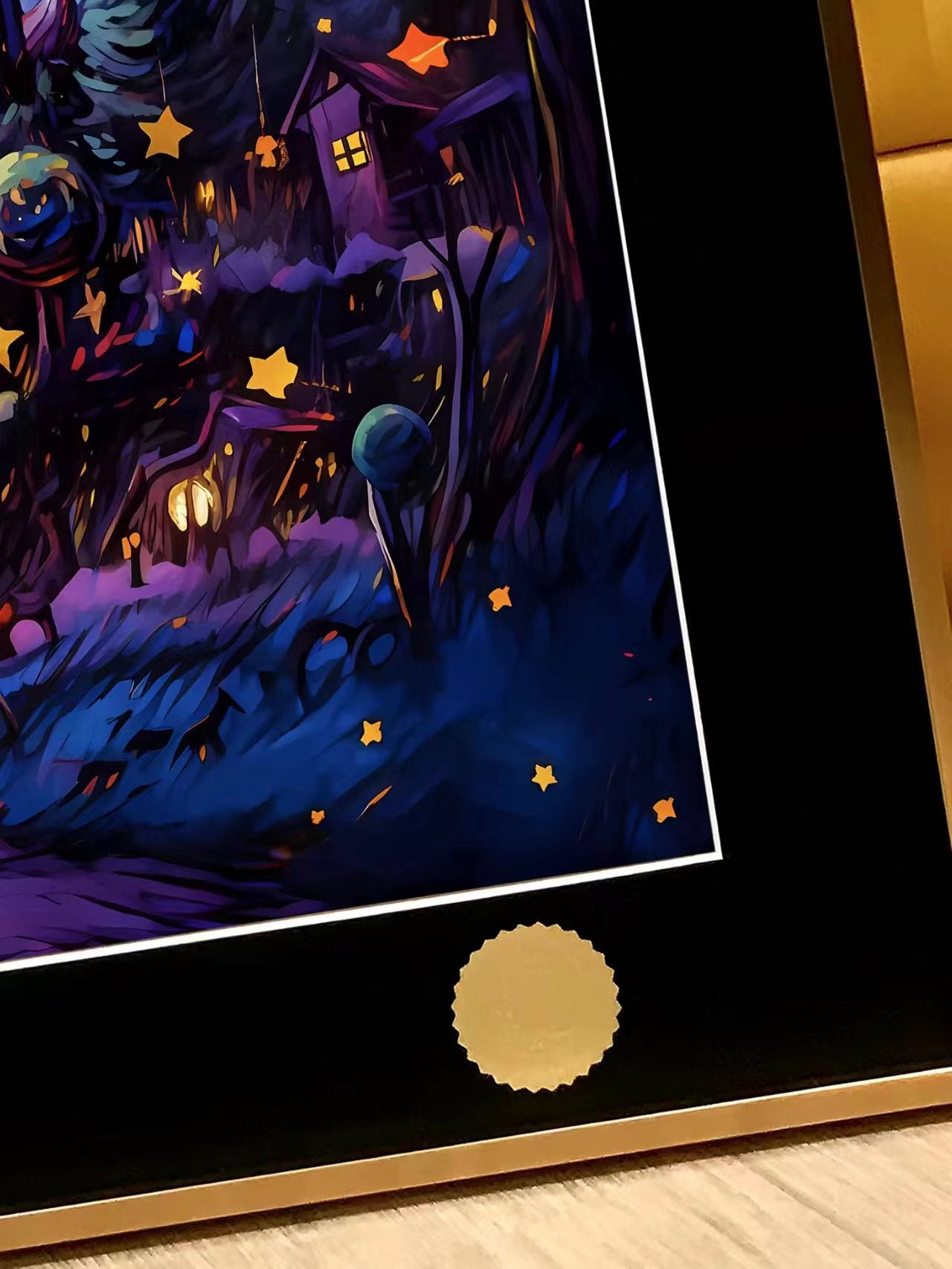 Xing Kong Studio - Halloween Festival Gengar Poster Frame