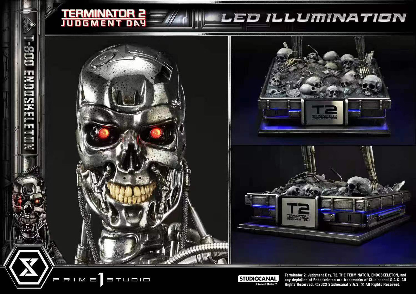 Prime 1 Studio - T-800 Endoskeleton [3 Variants]