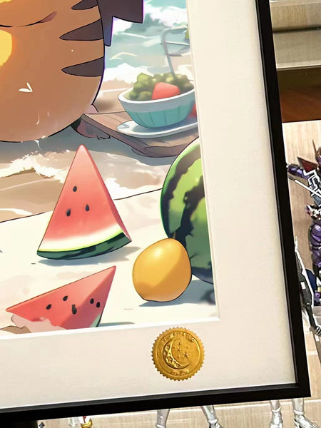 Xing Kong Studio - Summer Pikachu Poster Frame