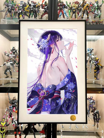 Xing Kong Studio - Raiden Shogun Poster Frame