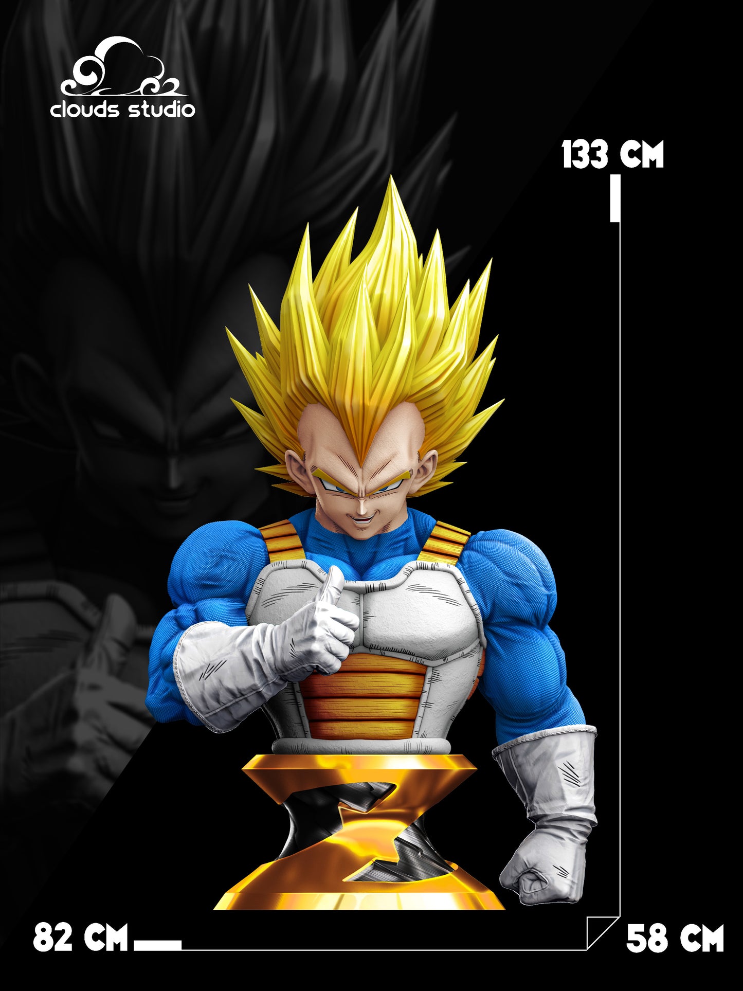 Clouds Studio - Vegeta IV Full Body / Bust
