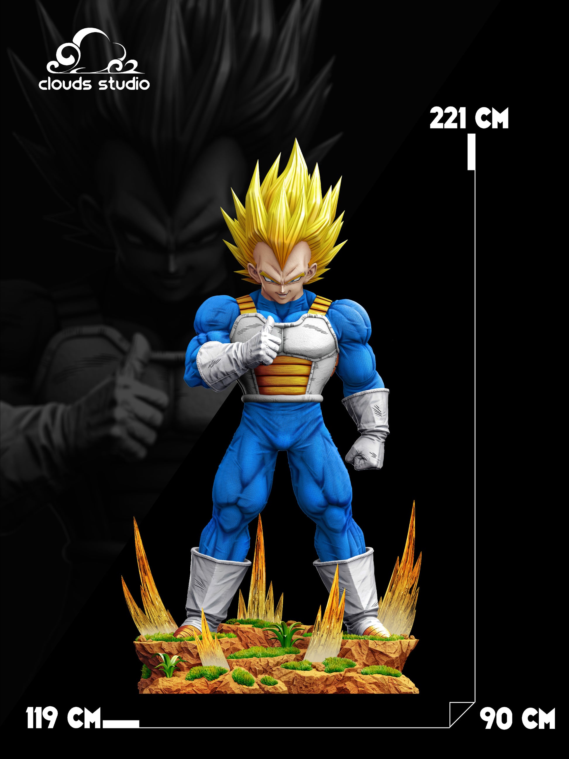 Clouds Studio - Vegeta IV Full Body / Bust