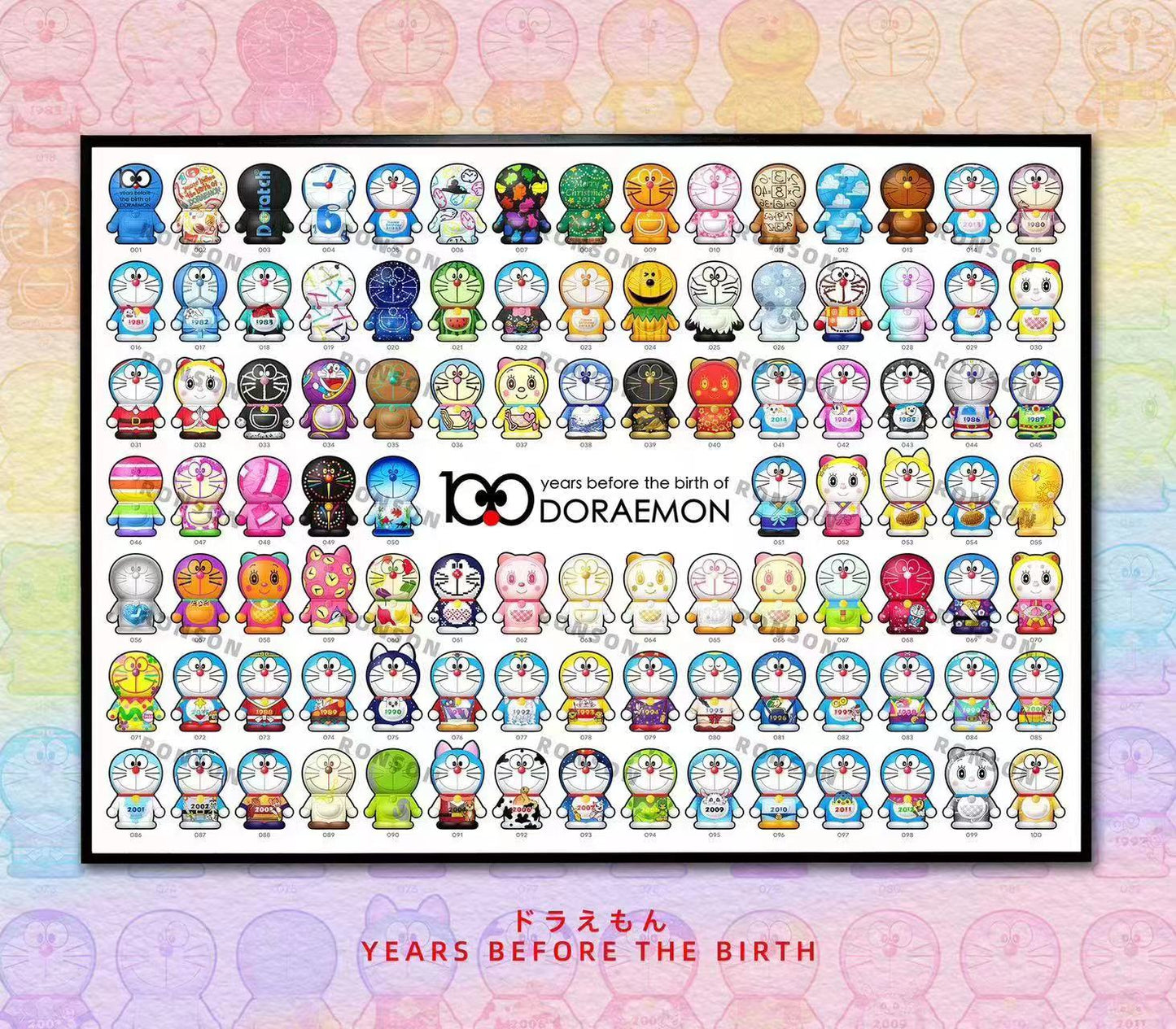 Mystical Art x Ronson - 100 Years Before The Birth Of Doraemon Poster Frame [2 Variants]