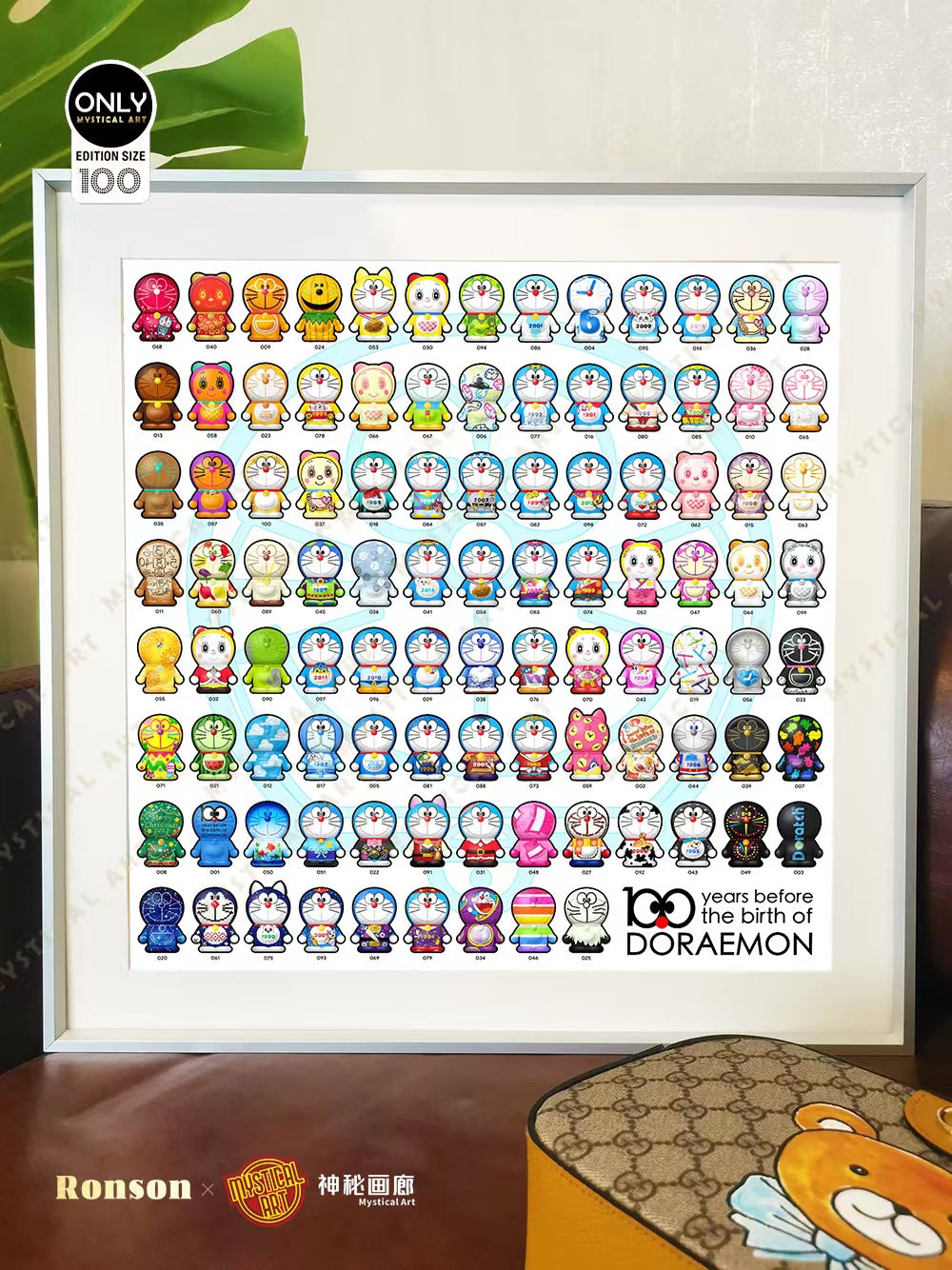 Mystical Art x Ronson - 100 Years Before The Birth Of Doraemon Poster Frame [2 Variants]