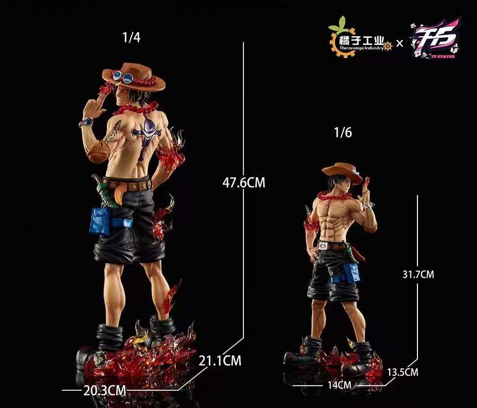 The Orange Industry Studios x TF Statue - Good Bye Portgas D. Ace [4 Variants]