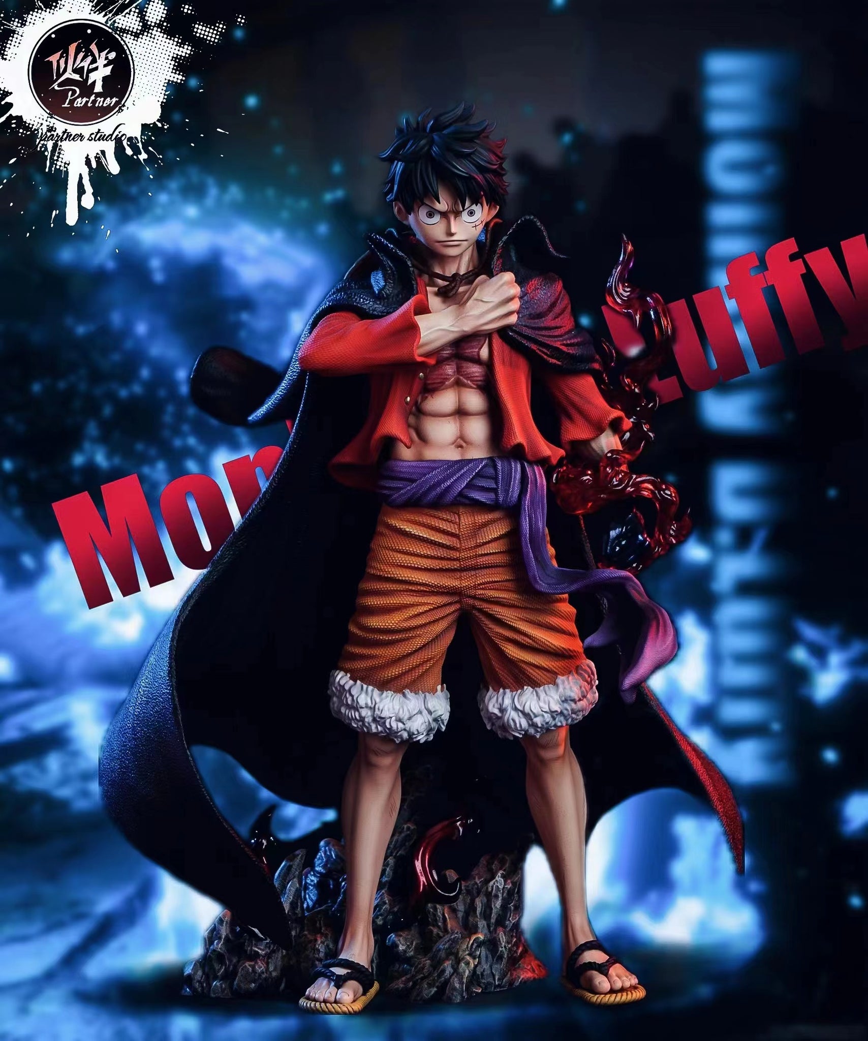 Partner Studio - Onigashima Monkey D. Luffy Pulling the Cloak