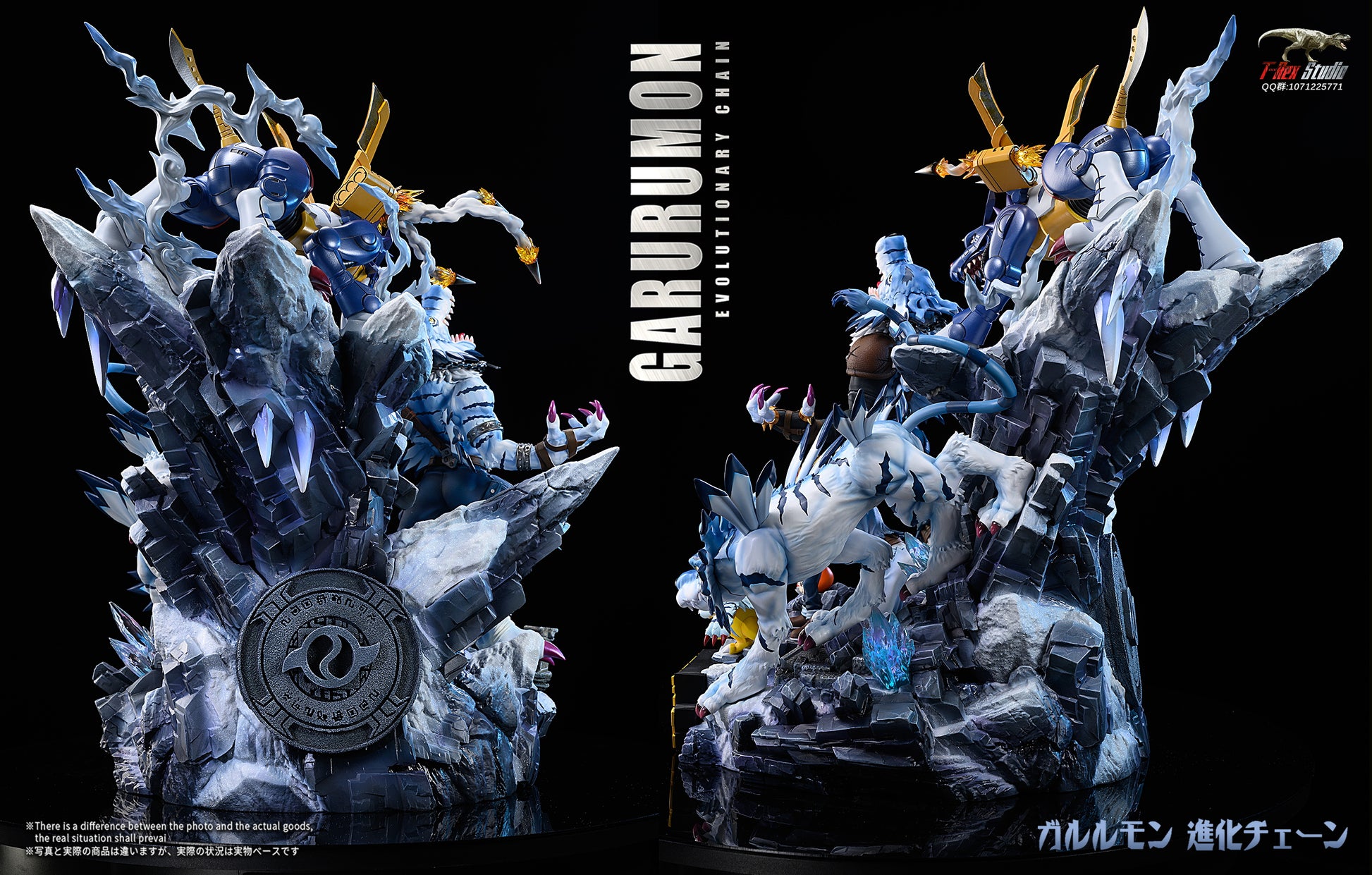 T-Rex Studio - Garurumon Evolution Group