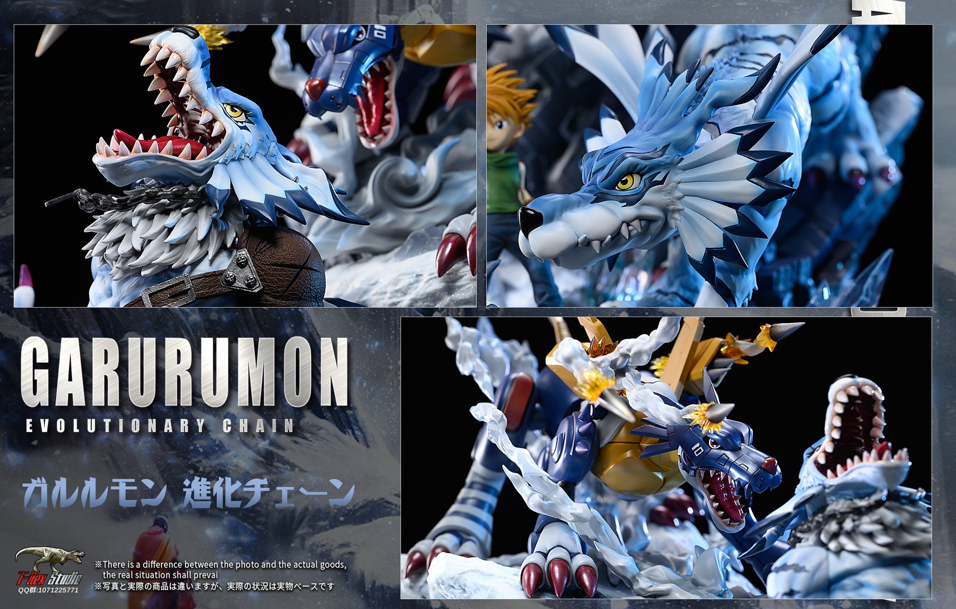 T-Rex Studio - Garurumon Evolution Group