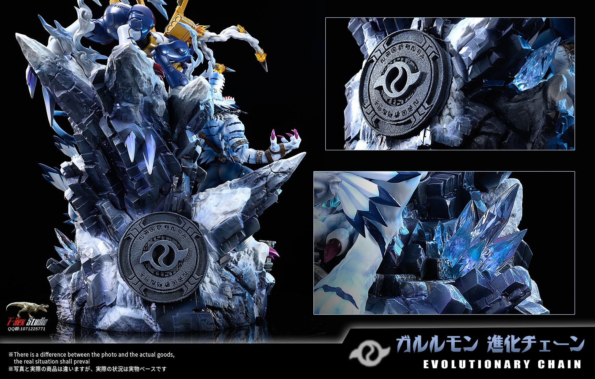 T-Rex Studio - Garurumon Evolution Group