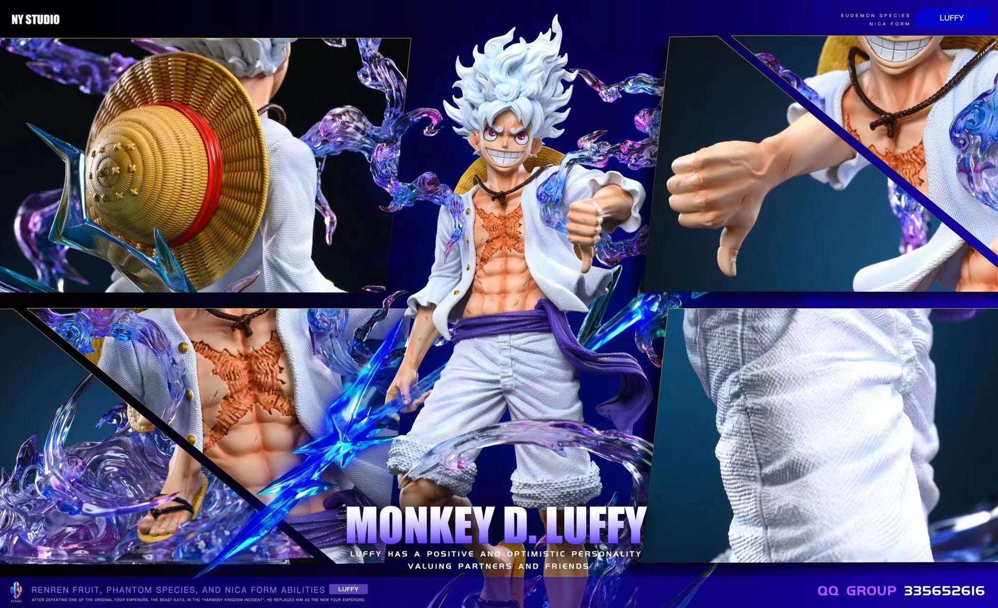 NY Studio - Sun God Nika Luffy Gear 5 [2 Variants]