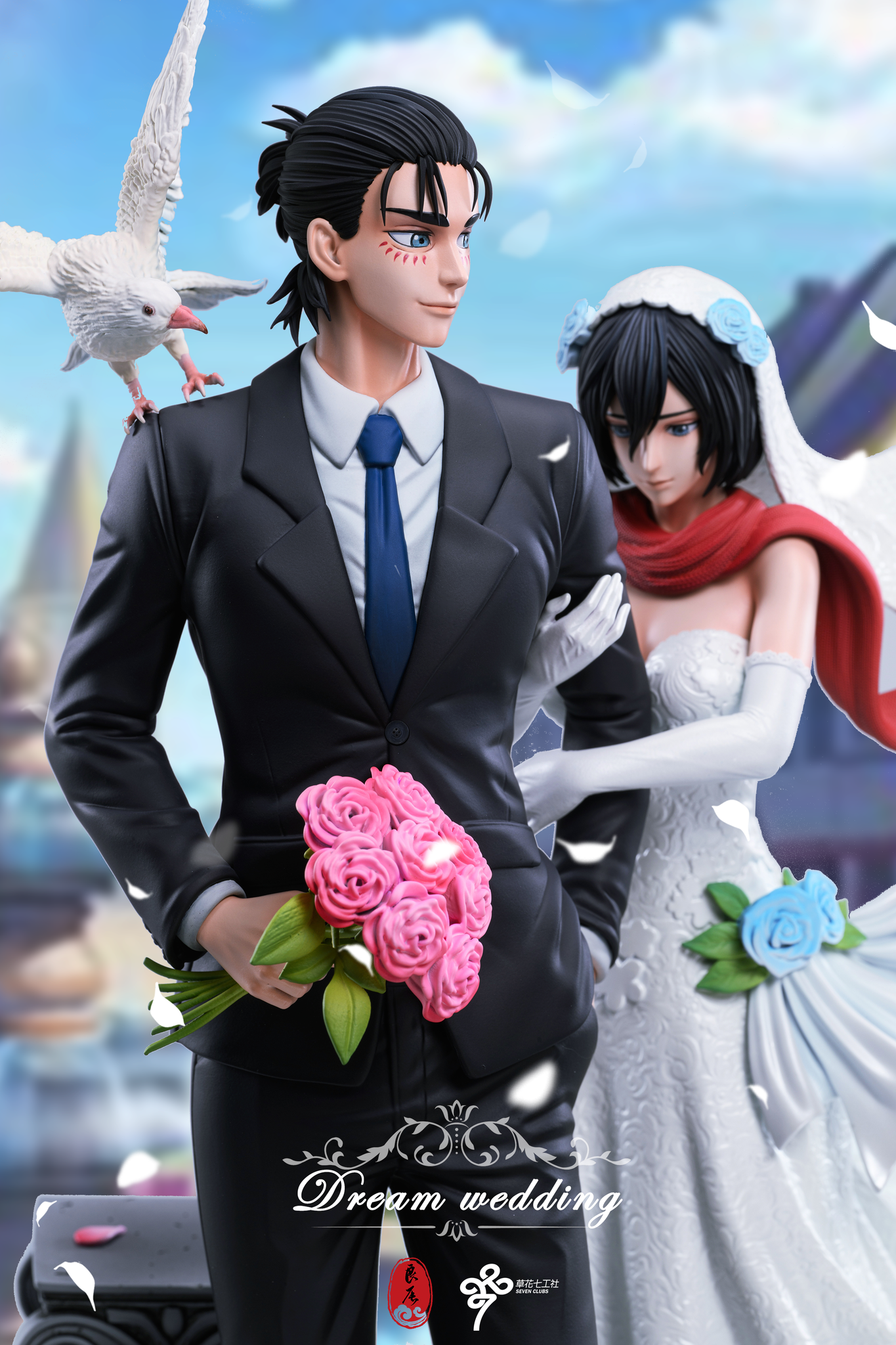 LC Studio x Seven Clubs - Dream Wedding of Eren Yeager & Mikasa Ackerman [2 Variants]